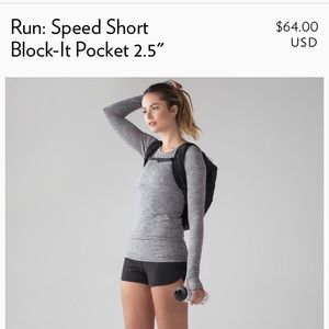 Lululemon Run Speed Short